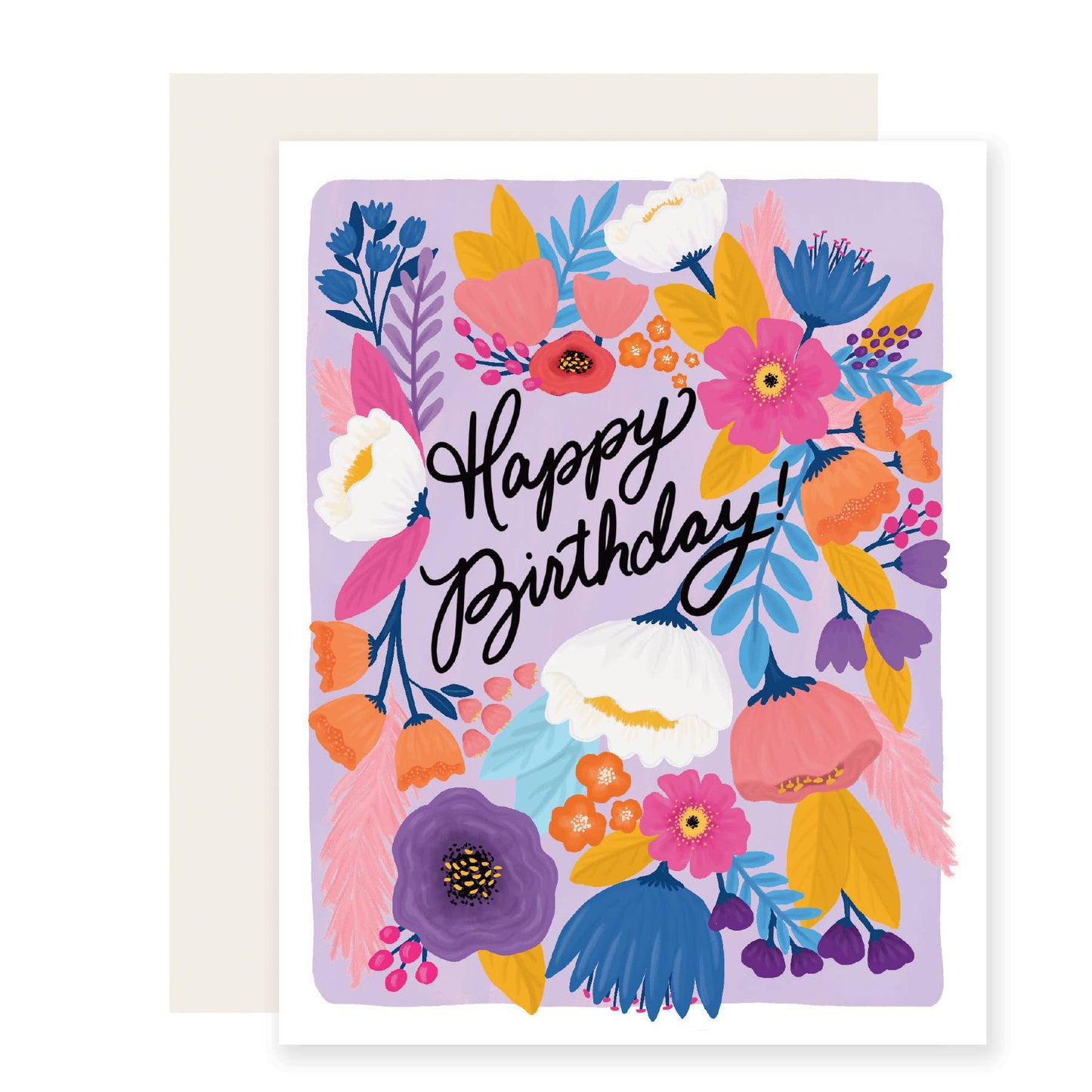 Floral Fiesta Birthday Card - 85 Local