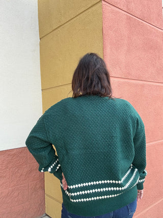 Honeycomb Sweater Cardigan