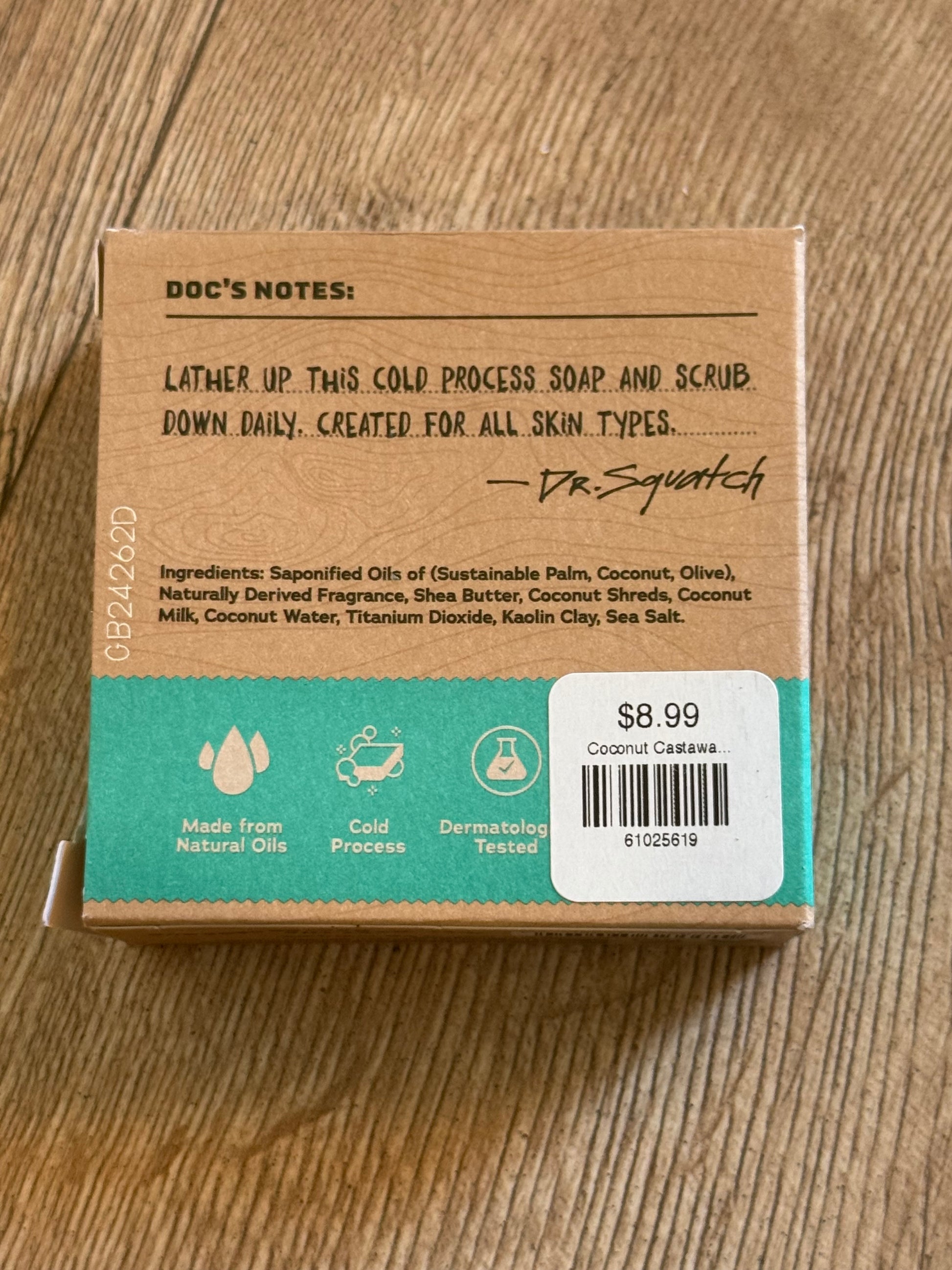 Coconut Castaway Bar Soap - 85 Local