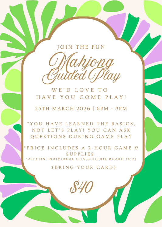 3/25 Mahjong Guided Play