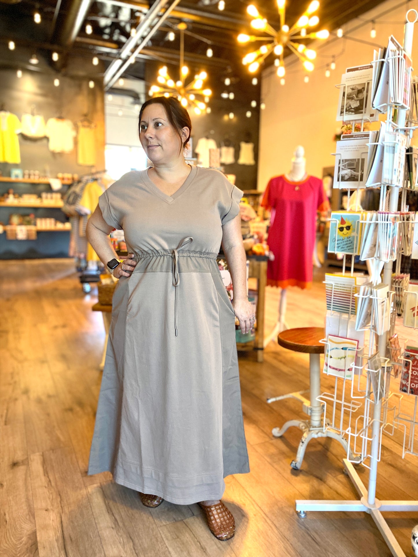 Cocoa Midi Drawstring