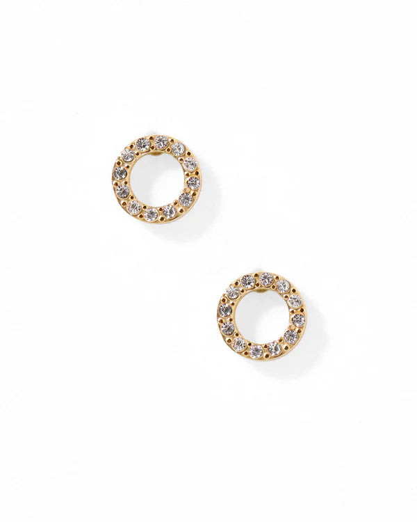 Screwback Stud Earrings- Lainey Gold