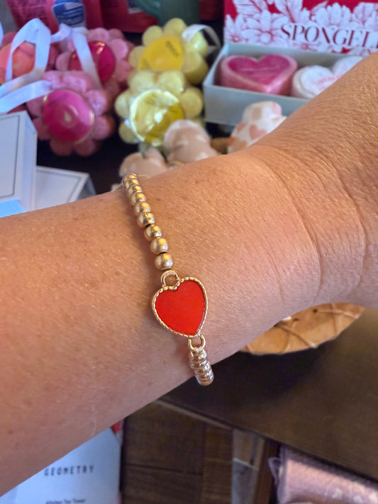 Red Heart Bracelet