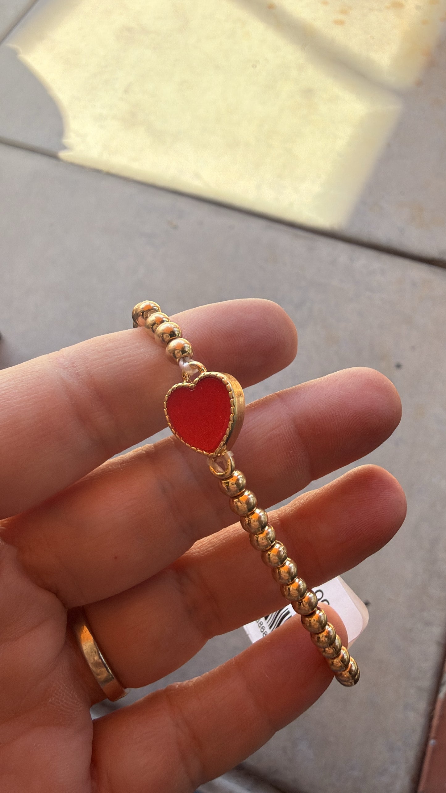 Red Heart Bracelet
