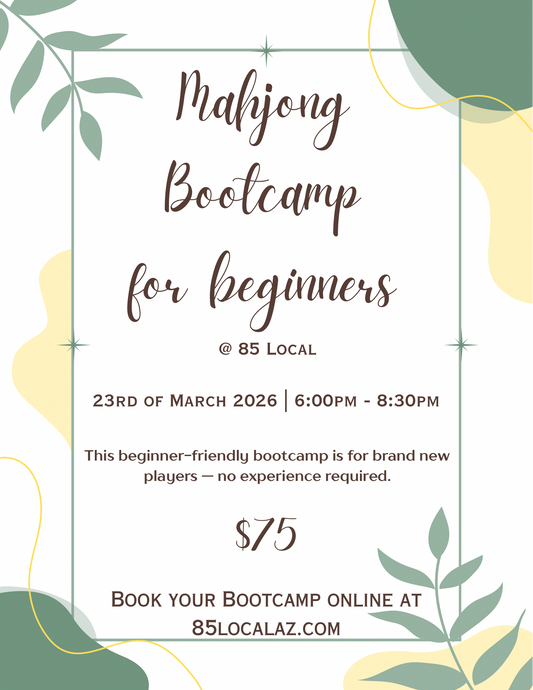 Mahjong Bootcamp on 3/23 