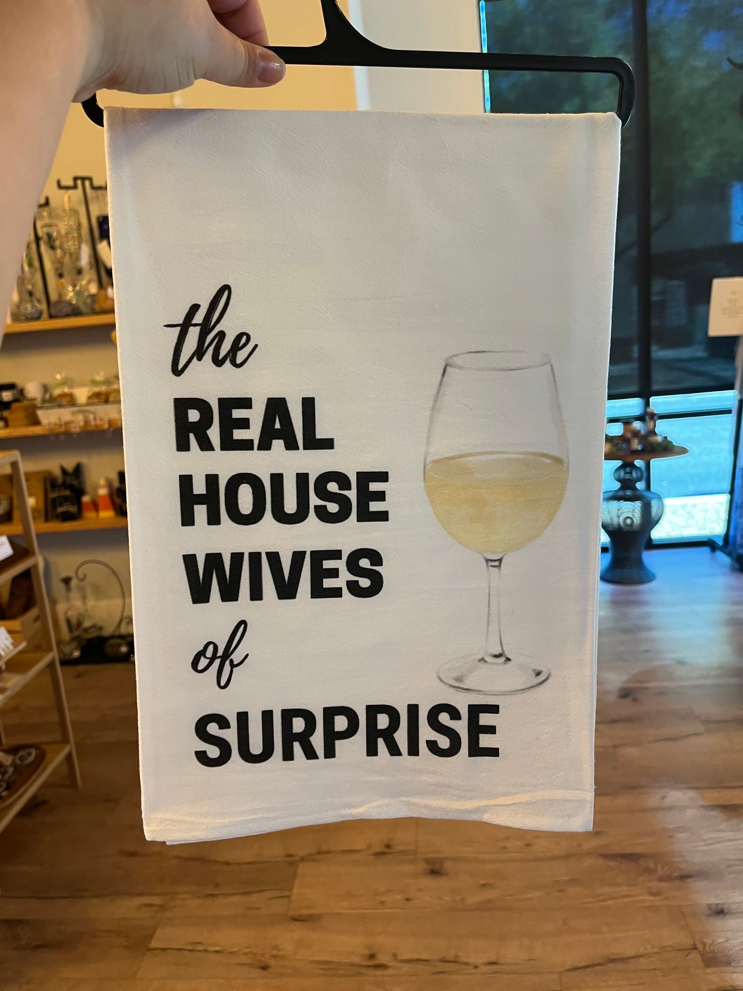 Real Housewives of Surprise Tea Towel