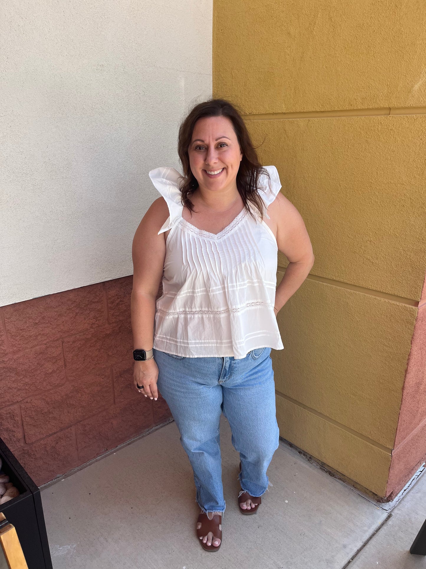 Pleated Tank w/Flutter - 85 Local