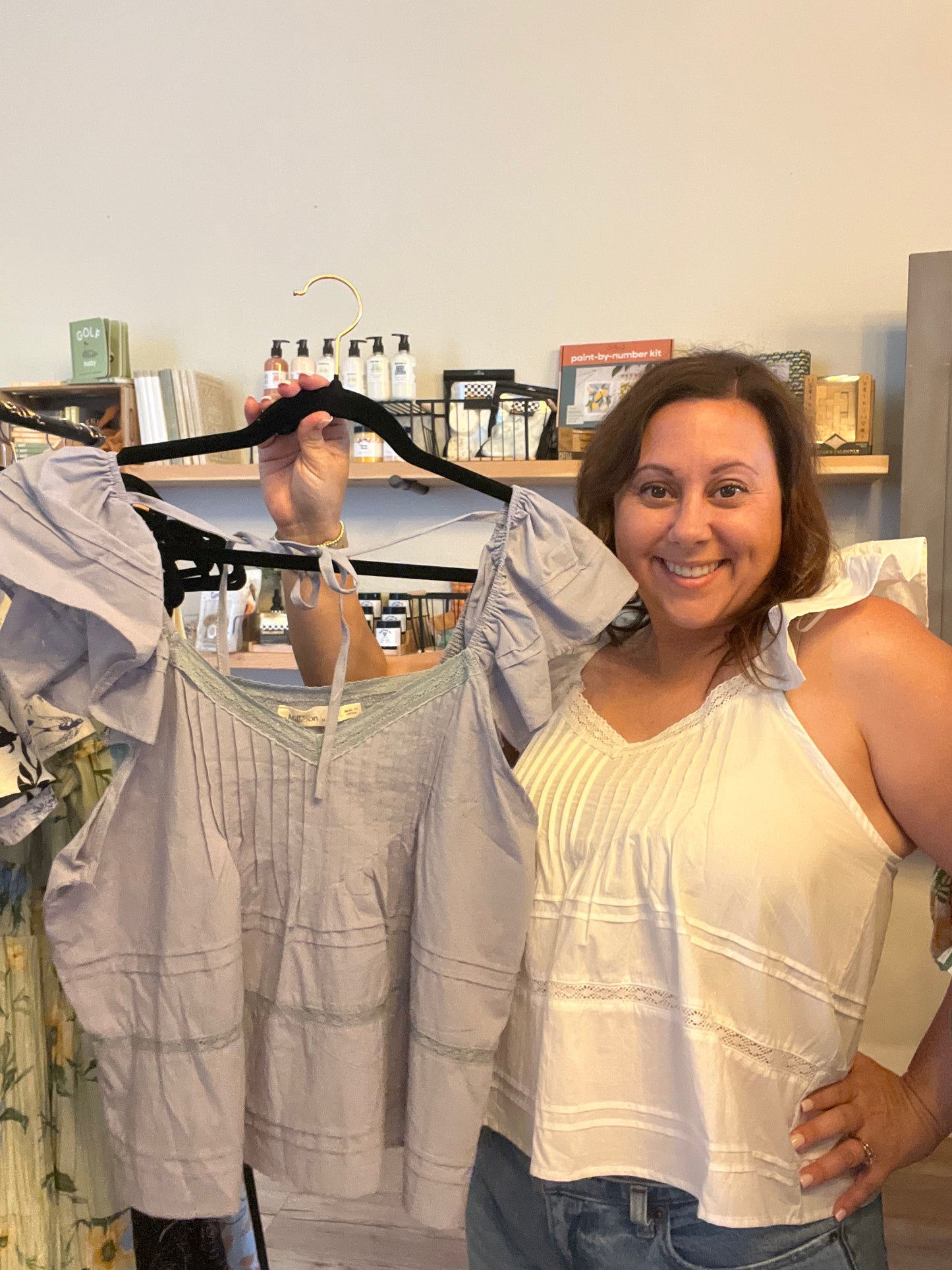 Pleated Tank w/Flutter - 85 Local