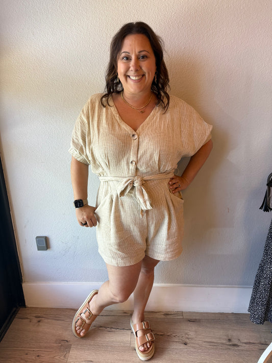 Sand romper from Allie rose 