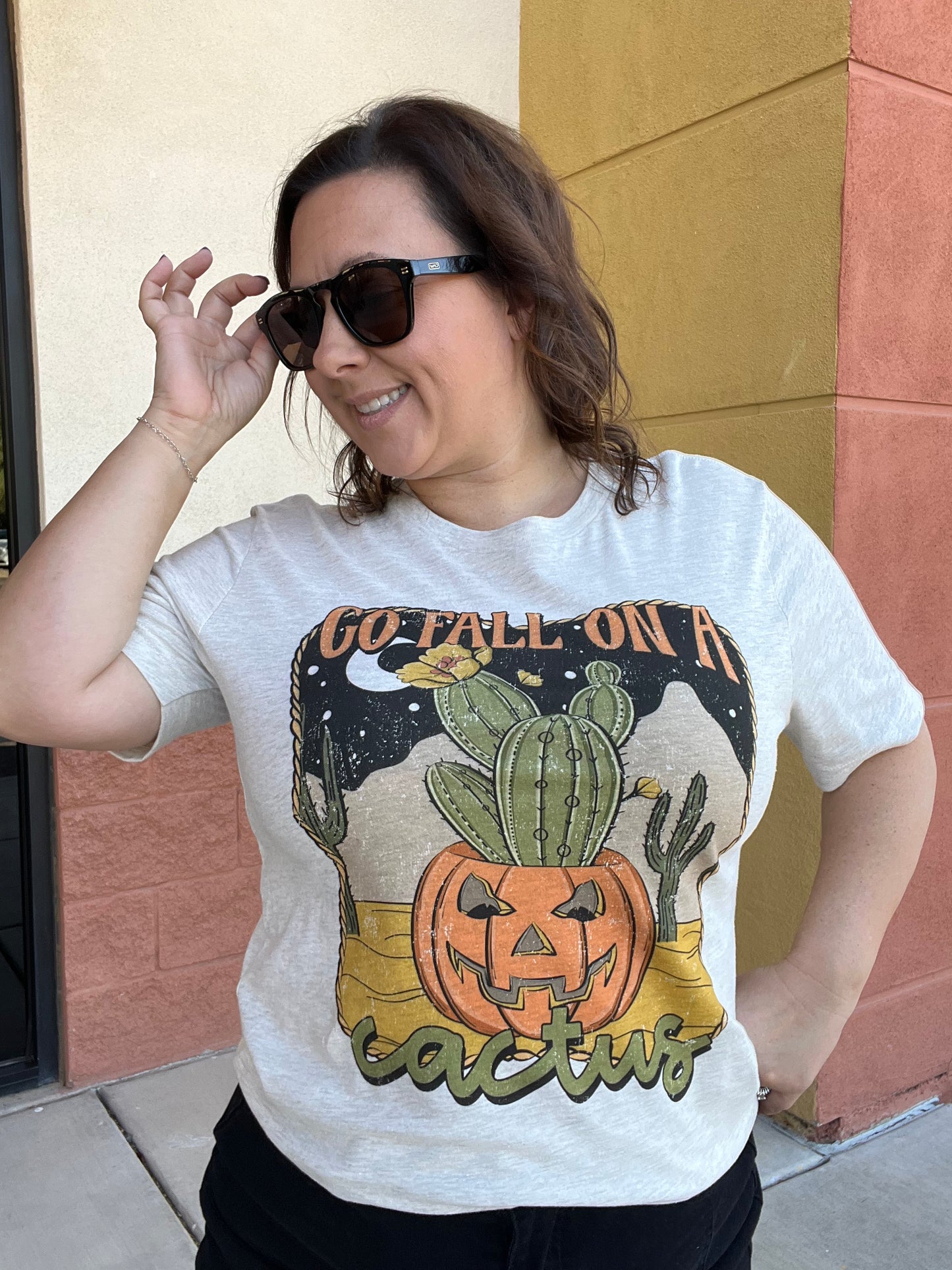 Go Fall On a Cactus Graphic Tee