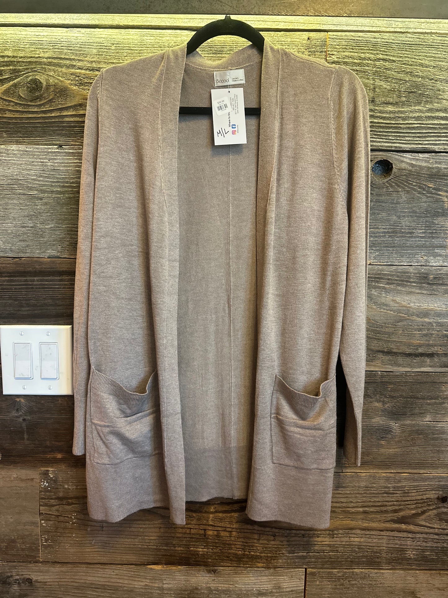 Open Front Cardigan - 85 Local