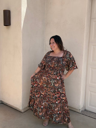 Black Cactus Dress