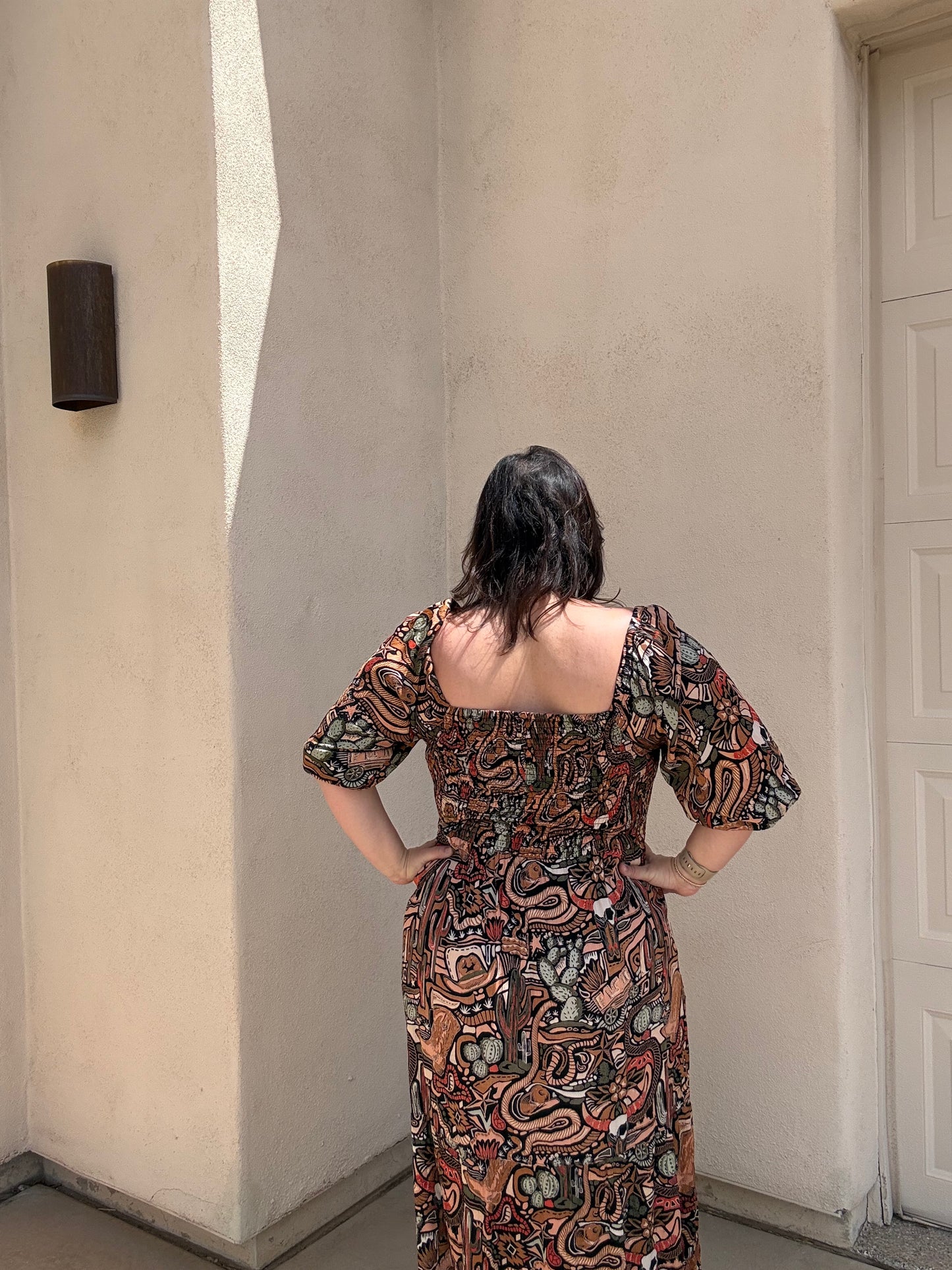 Black Cactus Dress