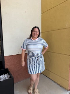 Coastal Blue Tie Dress