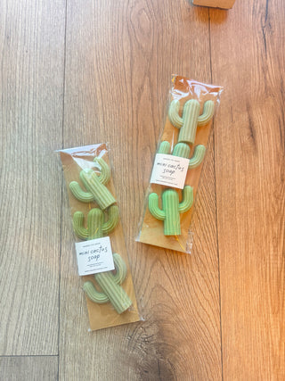 Mini Cactus Soap 3pk - 85 Local