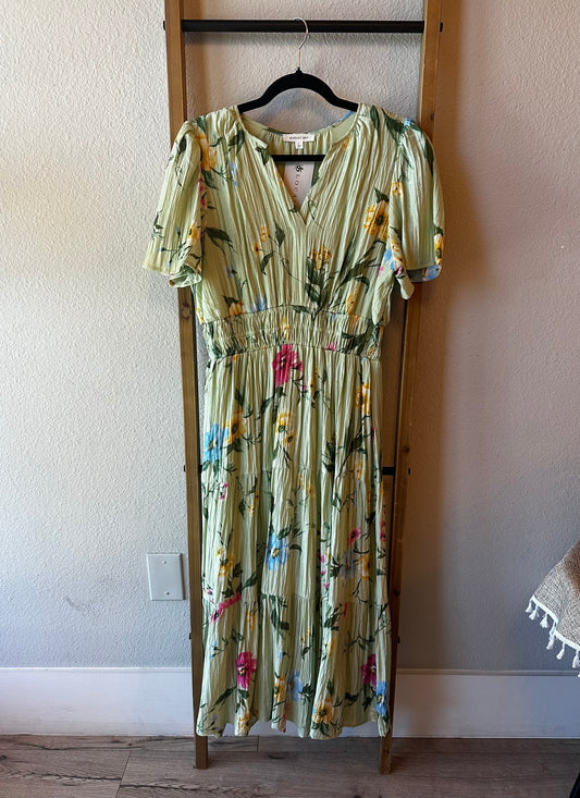 Green Floral Midi - 85 Local