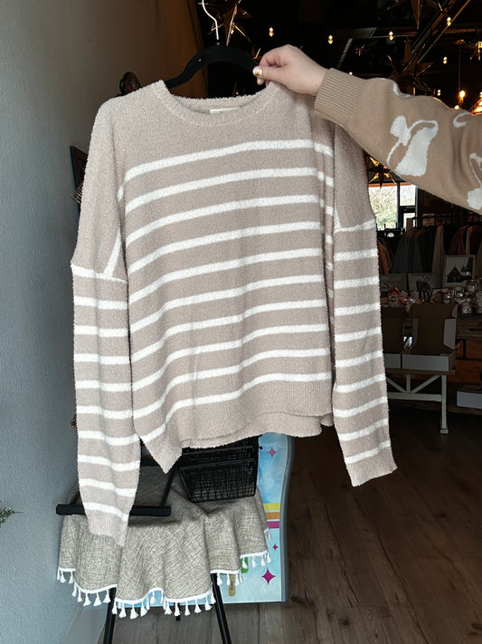 Cozy striped sweater