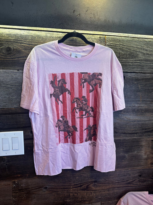 Pink Cowboy Graphic Tee