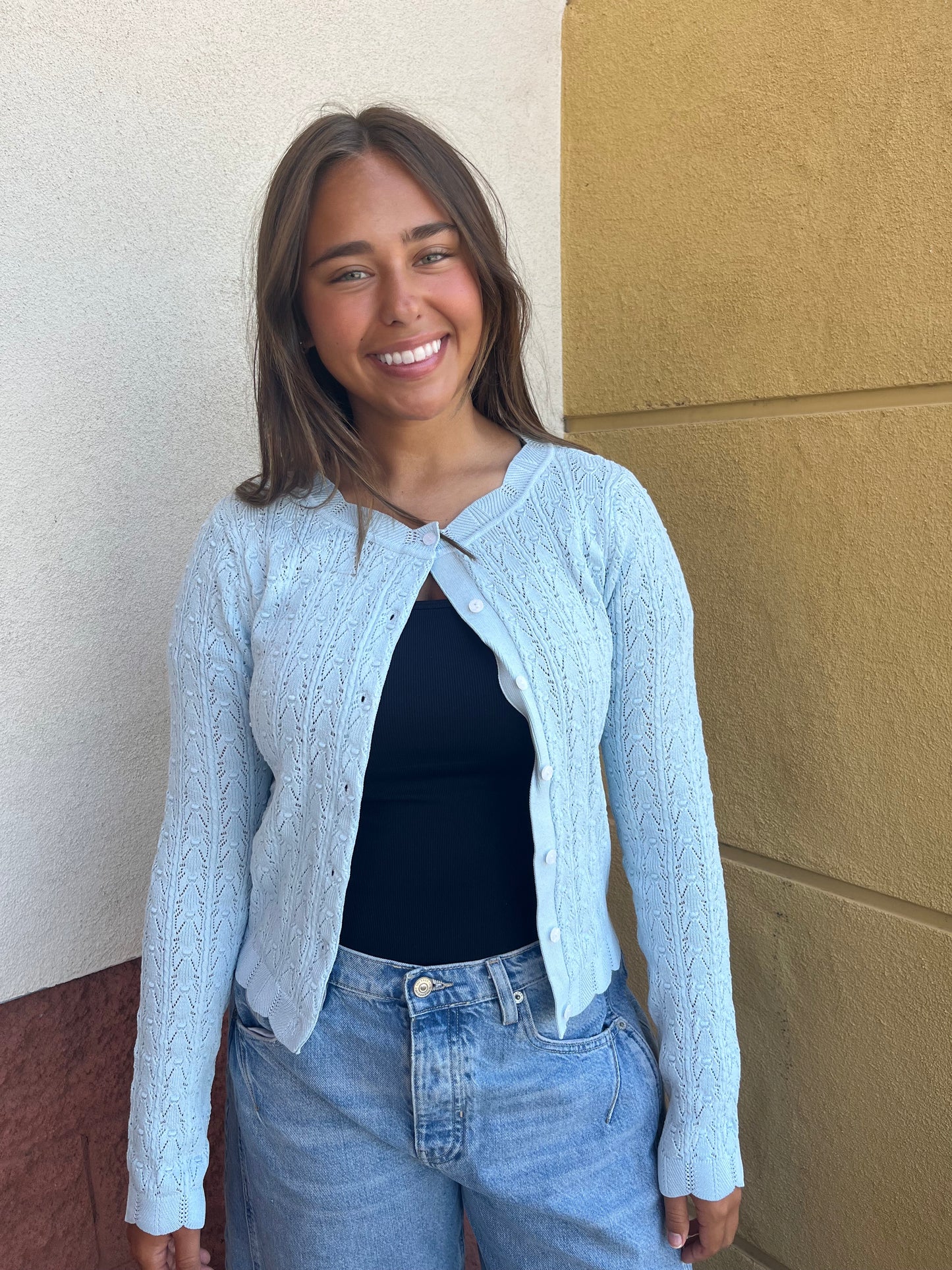 Soft Blue Cardigan