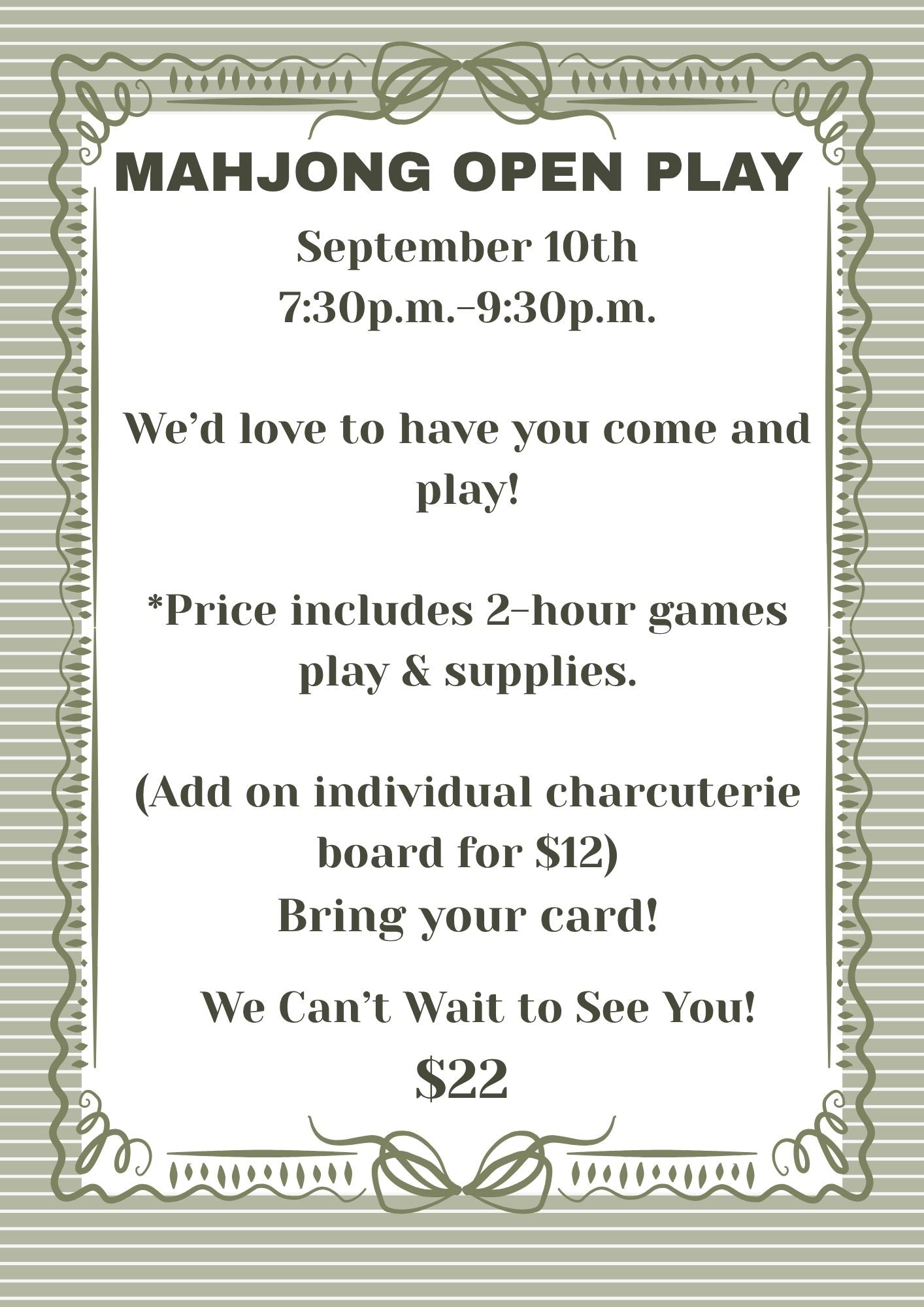 Mahjong Open Play 9/10