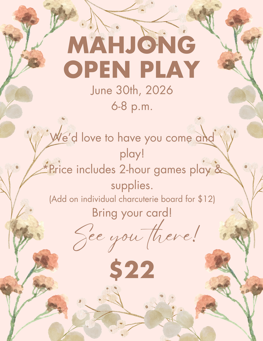 6/30 Open Play