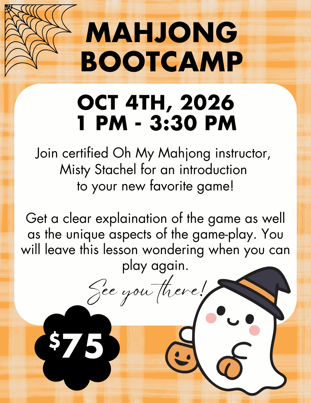 10/4 Mahjong Bootcamp