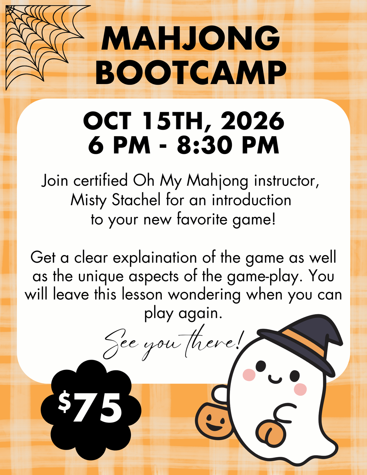 10/15 Mahjong Bootcamp