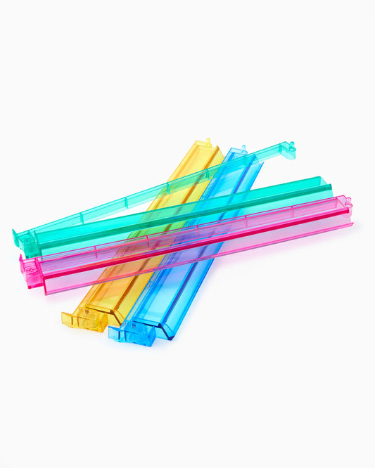 multicolor acrylic rack & pusher set