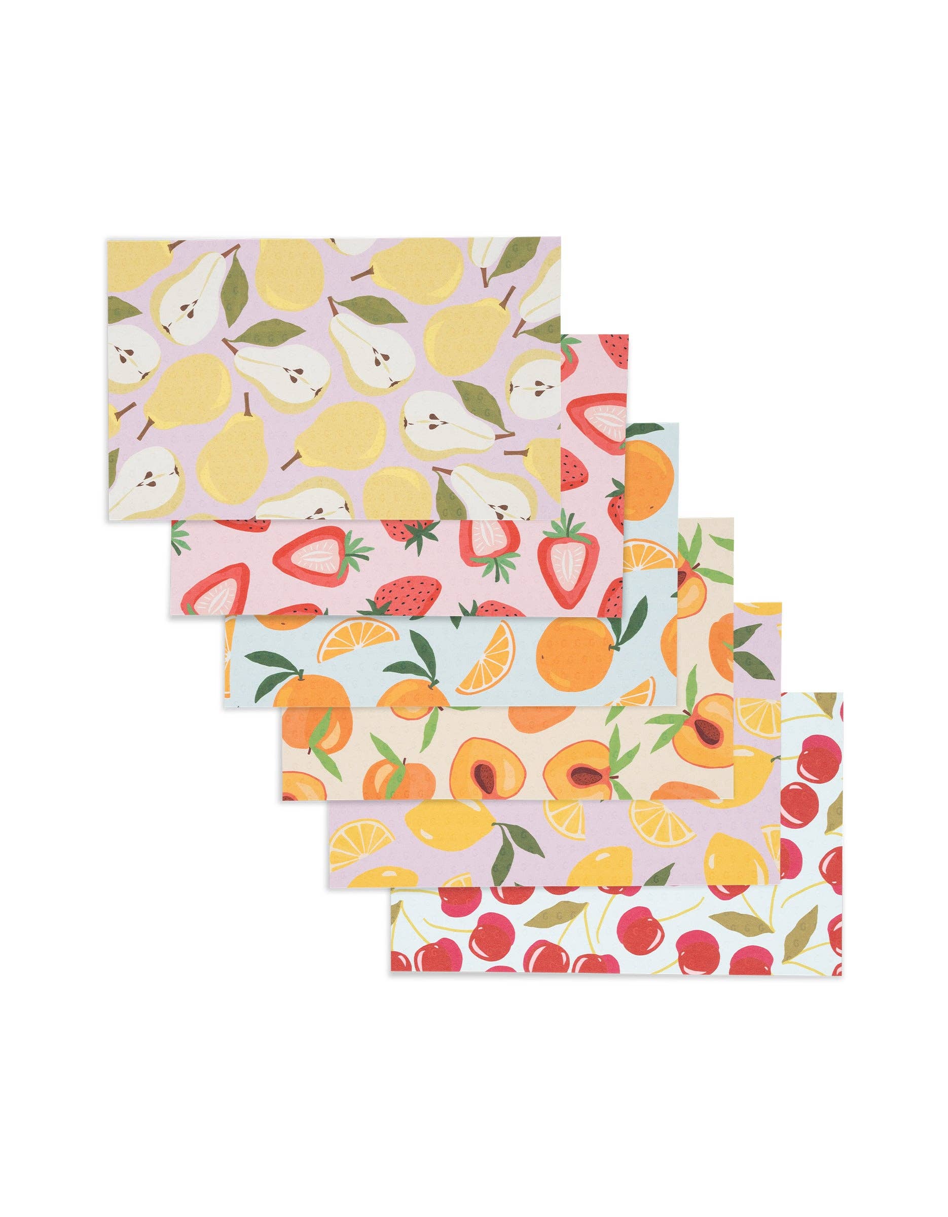 Summer fruit colorful tea towel