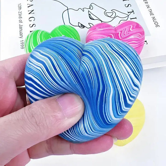 Marble Heart Slow Rising Squishy Toy Stress Relief Toy