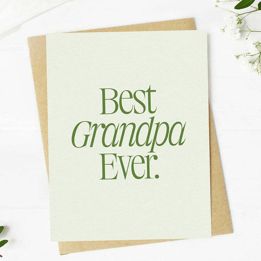 Best Grandpa Ever Father's Day Card - 85 Local