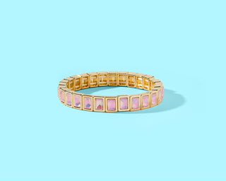 Enamel Stretch Bracelet - Assorted Styles - Love