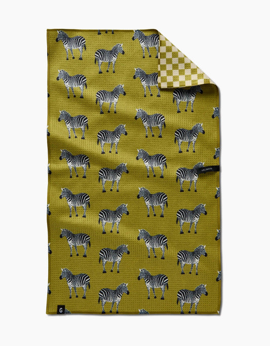 Zebra Way Double Sided Tea Towel - 85 Local