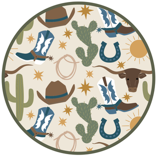 Howdy Western Bamboo Convertible Baby Pajamas