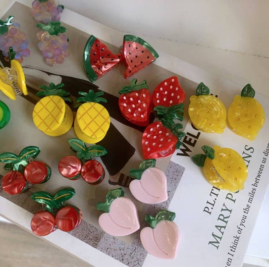 Assorted Adorable Mini Fruit Hair Claws (DEKARI) - 85 Local