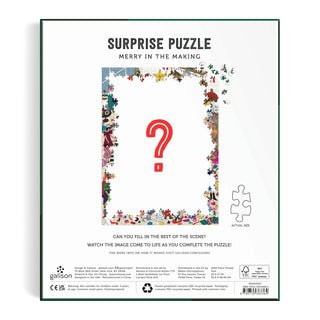 Merry In the Making 1000 Piece Surprise Puzzle