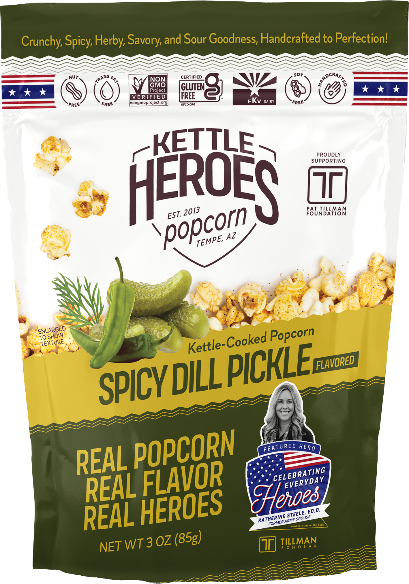 Spicy Dill Pickle Popcorn