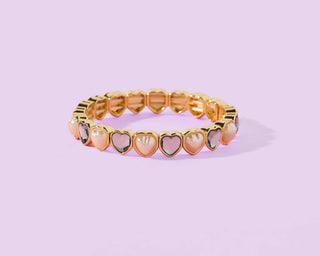 Tween Enamel Stretch Bracelet - Love - Assorted Styles