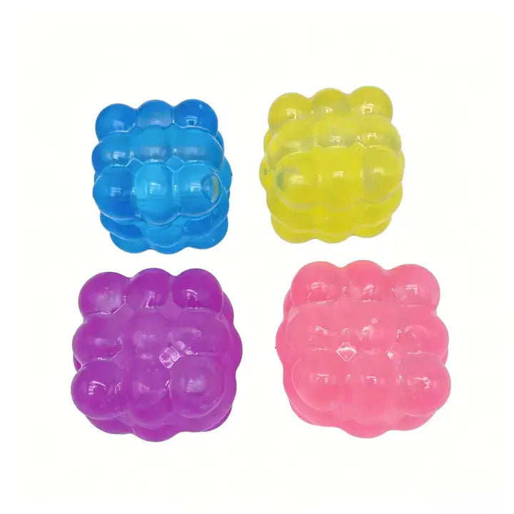 Colorful Bubble Cube Squishy Toy Stress Relief Fidget Toy