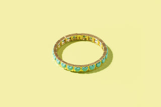 Enamel Stretch Bracelet - Earth Tone Colors - Asst Styles