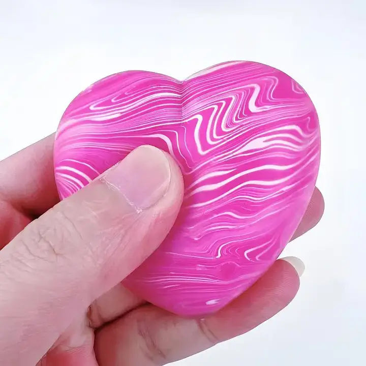 Marble Heart Slow Rising Squishy Toy Stress Relief Toy