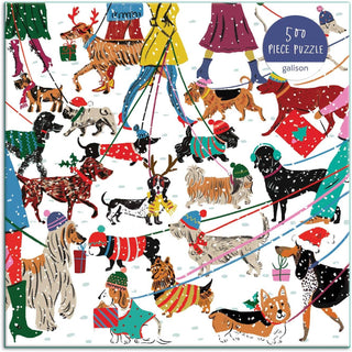 Winter Dogs 500 Piece Puzzle