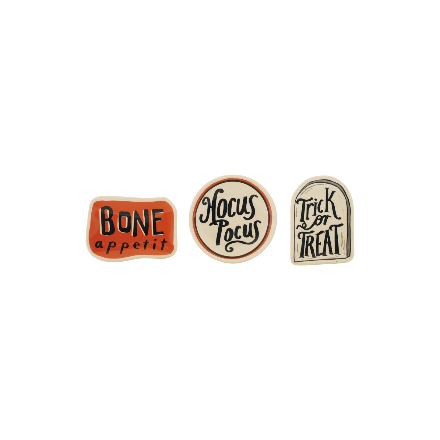 Halloween Saying Dish