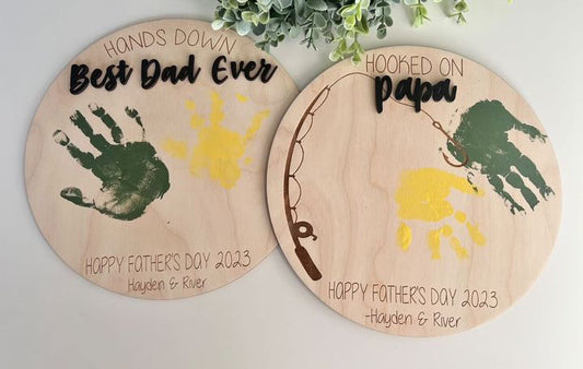 Father's Day Handprint Signs - 85 Local