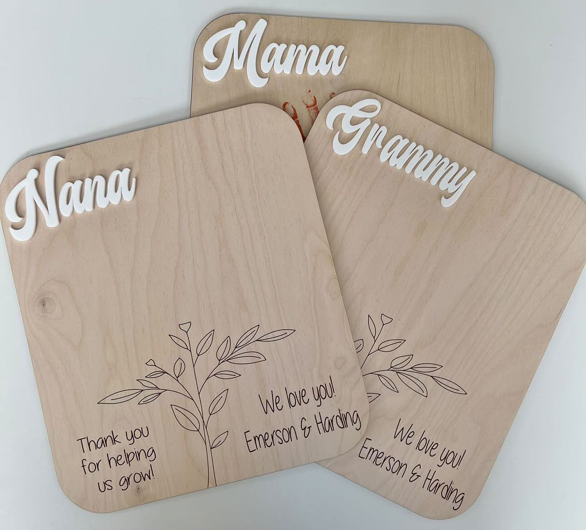 Mother's Day Flower  Handprint Sign