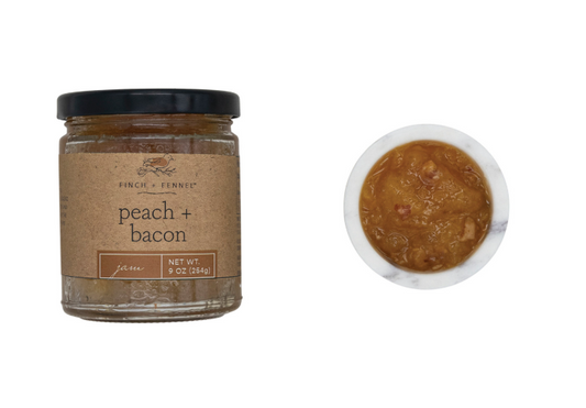 Peach Bacon Jam 9 oz.