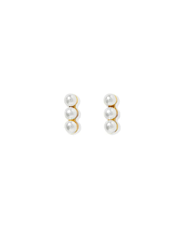 Screwback Stud Earrings- Janie Pearl