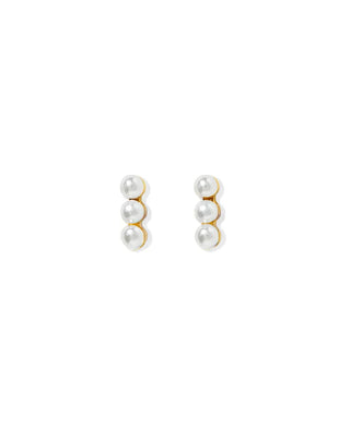 Screwback Stud Earrings- Janie Pearl