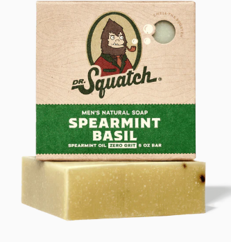 spearmint basil scrub bar soap