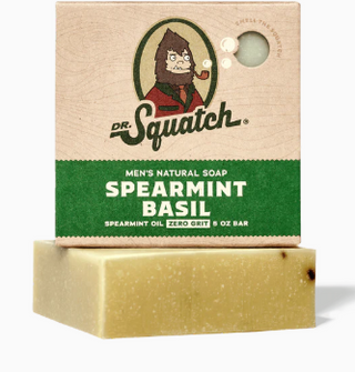 spearmint basil scrub bar soap